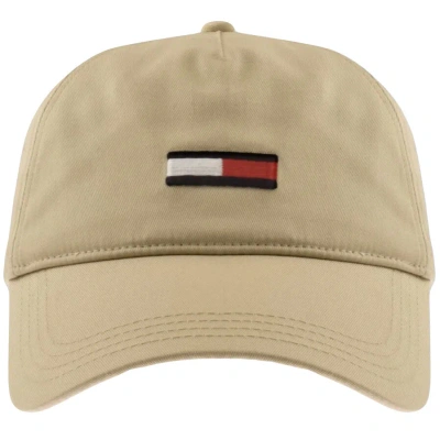 Tommy Jeans Flag Cap Beige In Neutral