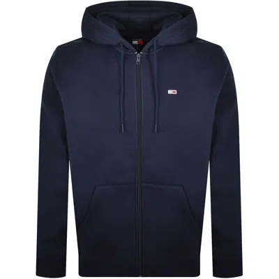 Tommy Jeans Flag Logo Full Zip Hoodie Navy