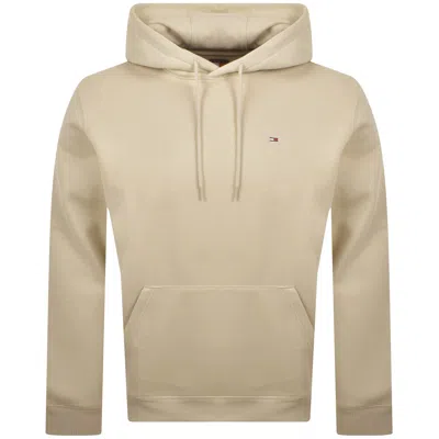 TOMMY JEANS TOMMY JEANS FLAG LOGO HOODIE BEIGE