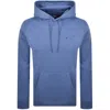 Tommy Jeans Flag Logo Hoodie Blue In Blue