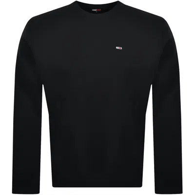 Tommy Jeans Flag Logo Sweatshirt Black