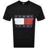 Tommy Jeans Big Flag T Shirt Black In Black