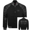 Tommy Jeans Flag Varsity Jacket Black In Black