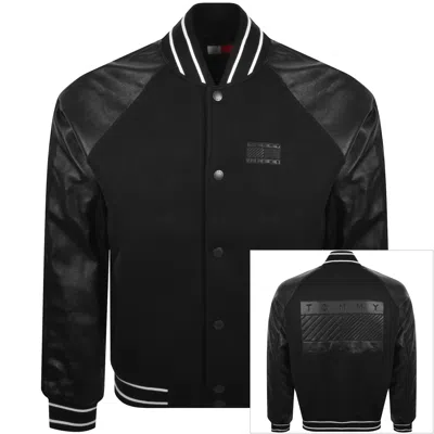 Tommy Jeans Flag Varsity Jacket Black