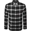 Tommy Jeans Flannel Check Shirt Black In Black