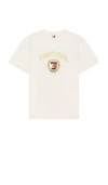 Tommy Jeans Gold Crest Tee In Ancient White