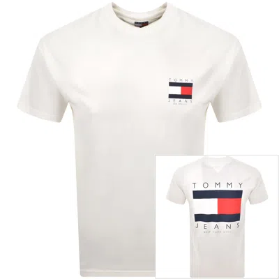 Tommy Jeans Graphic Backprint T Shirt White
