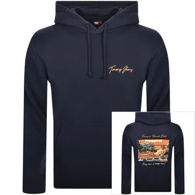 Tommy Jeans Graphic Hoodie Navy