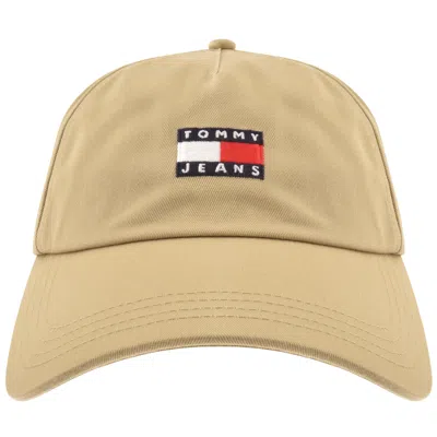 Tommy Jeans Heritage Core Cap Relic Tan In Brown