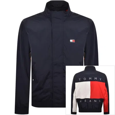 Tommy Jeans Heritage Flag Jacket Navy In Blue