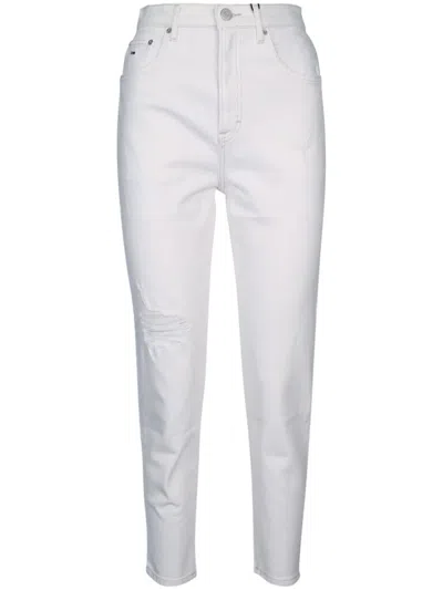 Tommy Jeans High-rise Tapered Jeans In White