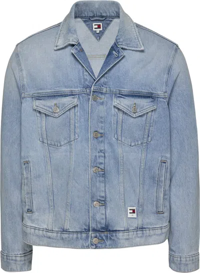Tommy Jeans Iconic Denim Jacket With Classic Cut In Blue