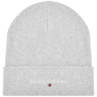 Tommy Jeans Linear Beanie Hat Grey