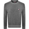 Tommy Jeans Logo Badge Sweater Black In Black