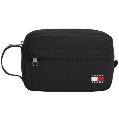 Tommy Jeans Logo Daily Wash Bag Black