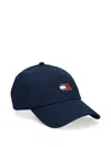 Tommy Jeans Logo-embroidered Baseball Cap In Blue