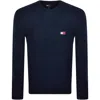 Tommy Jeans Logo Sweatshirt Navy In Blue