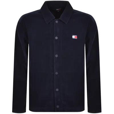 Tommy Jeans Logo Overshirt Navy