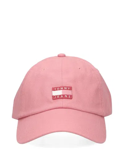 Tommy Jeans Logo-patch Baseball Cap In Purple