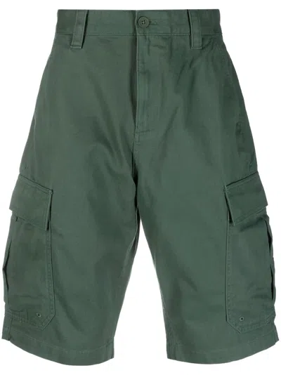 Tommy Jeans Aiden Baggy Cargo Shorts In Green