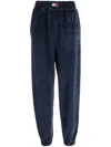 Tommy Jeans Logo Patch Track-pants In Blue