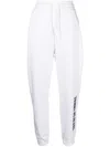 Tommy Jeans Logo-print Drawstring Track Pants In White
