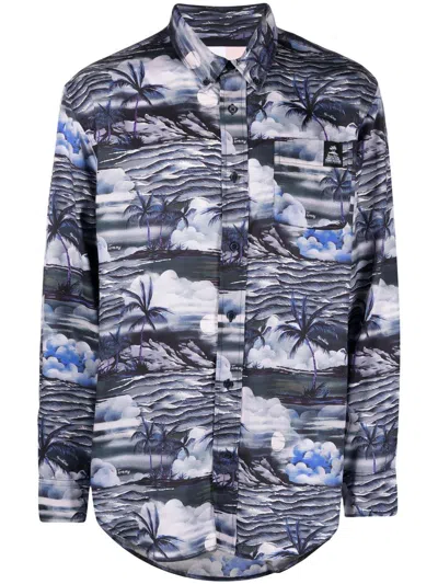 Tommy Jeans Logo-print Short-sleeve T-shirt In Blue