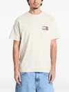Tommy Jeans Logo-print T-shirt In Neutral