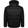 Tommy Jeans Logo Puffer Jacket Black In Black