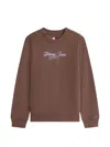Tommy Jeans ロゴ スウェットシャツ In Brown