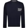 Tommy Jeans Logo Sweatshirt Navy In Navy