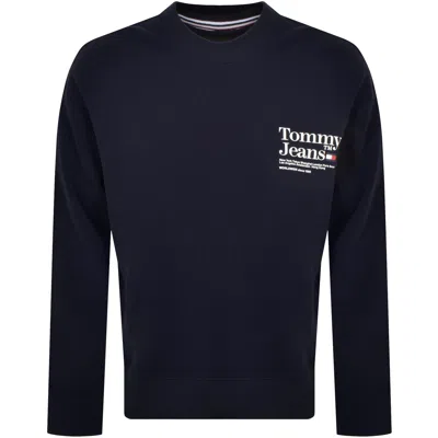 Tommy Jeans Logo Sweatshirt Navy