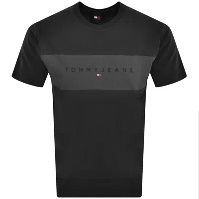 Tommy Jeans Logo T Shirt Black