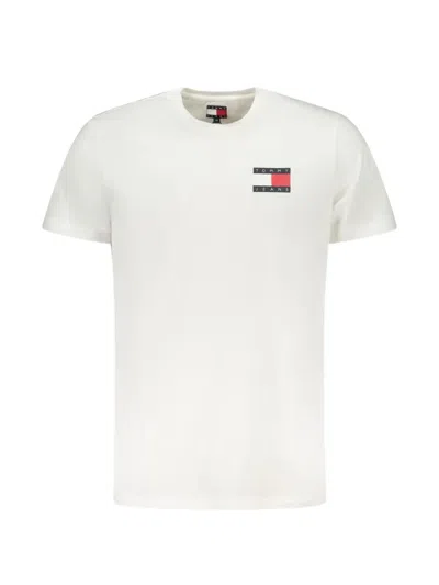 Tommy Jeans Logo-patch T-shirt In White