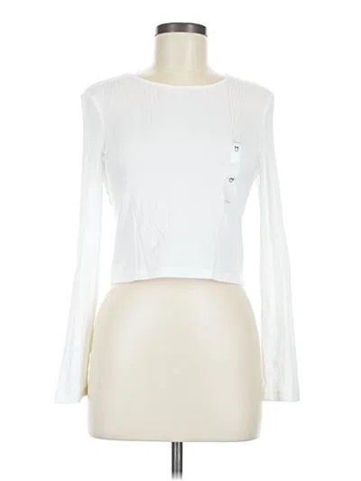 Pre-owned Tommy Jeans Long Sleeve T-shirt In White