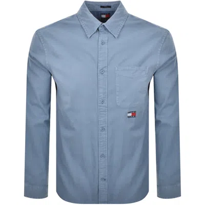 Tommy Jeans Long Sleeved Shirt Blue