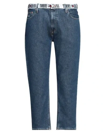 Tommy Jeans Man Denim Pants Blue Size 28w-30l Recycled Cotton