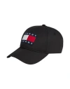 Tommy Jeans Man Hat Black Size Onesize Polyester In Black