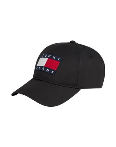 Tommy Jeans Man Hat Black Size Onesize Polyester