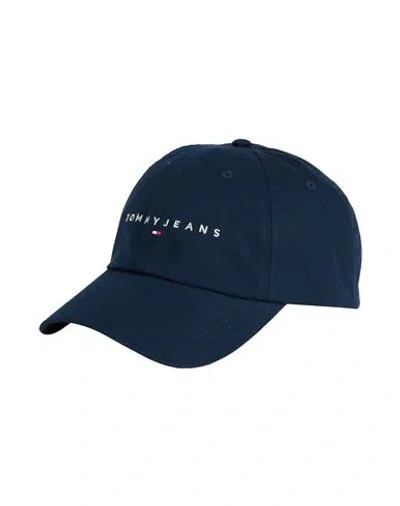 Tommy Jeans Man Hat Navy Size Onesize Cotton