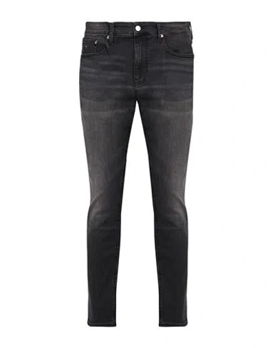 Tommy Jeans Man Jeans Black Size 36w-32l Cotton, Elastane