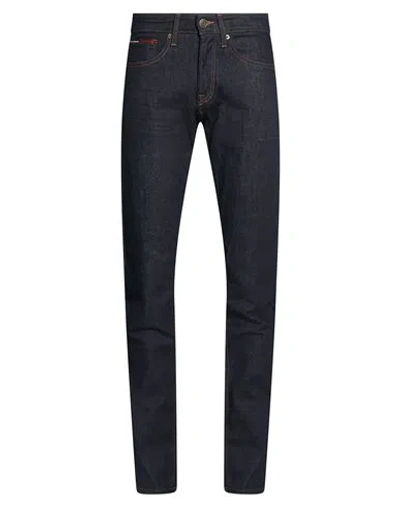 Tommy Jeans Man Jeans Blue Size 27w-32l Cotton, Elastane In Black