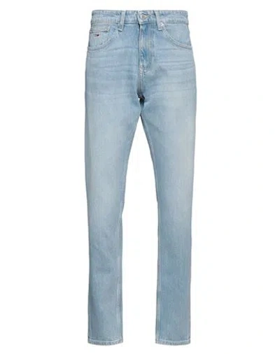 Tommy Jeans Man Jeans Blue Size 29w-32l Cotton, Elastane