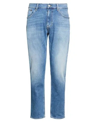 Tommy Jeans Man Jeans Blue Size 34w-32l Cotton, Elastane