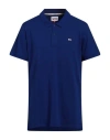 Tommy Jeans Man Polo Shirt Blue Size Xxl Cotton