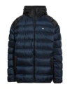 Tommy Jeans Man Puffer Navy Size Xxl Polyester In Blue