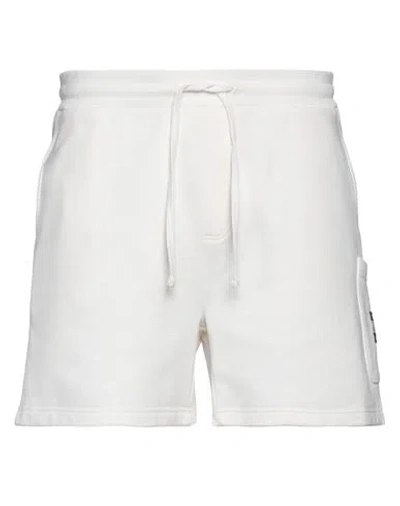 Tommy Jeans Man Shorts & Bermuda Shorts Ivory Size L Cotton In White