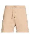 Tommy Jeans Man Shorts & Bermuda Shorts Sand Size M Cotton In Neutral