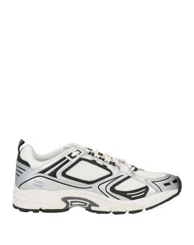 Tommy Jeans Man Sneakers Black Size 9 Synthetic Material, Textile Fibers In Multi