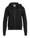 Tommy Jeans Man Sweatshirt Black Size S Cotton, Polyester